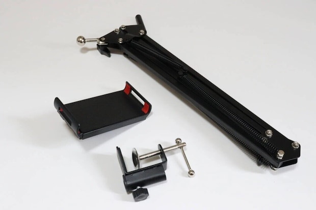 ダイソー　多関節アーム デバイスホルダー　セット内容　パーツ