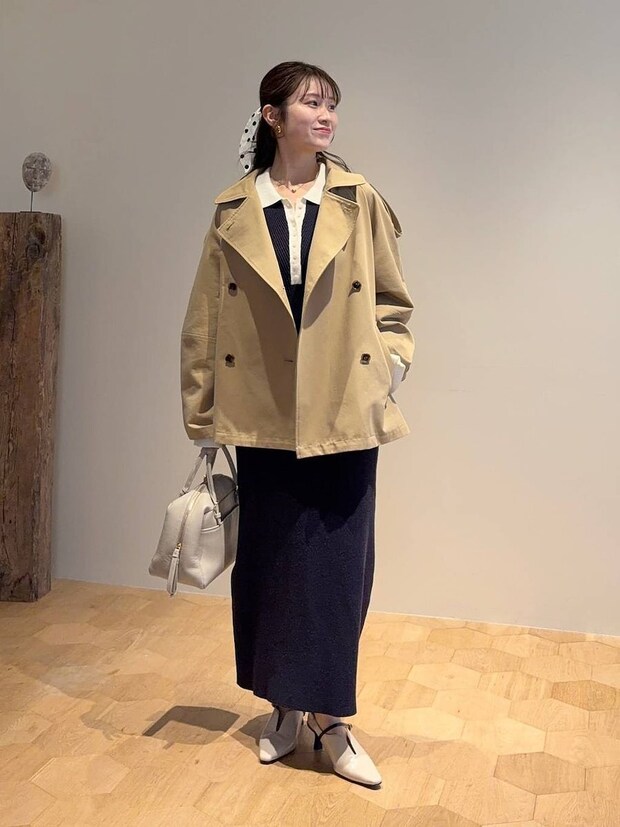 トレンチコートコーデ4