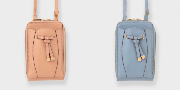 VIS フラワーカットスマホショルダー