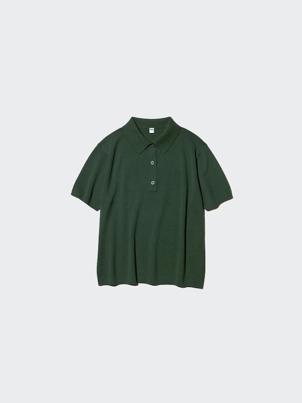 2025春ユニクロ大人女性おすすめポロセーター