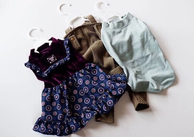 ダイソー タイニーフレンズハンガー S-Mサイズ3本組 使用例 ダイソー タイニーフレンズハンガー S-Mサイズ3本組 使用例