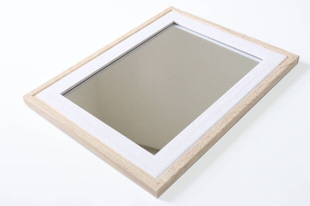 ダイソーのフレームミラー（ダブル枠）のビジュアル