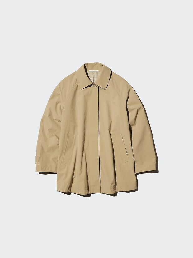 ユニクロのステンカラーショートコートリラックスフィット