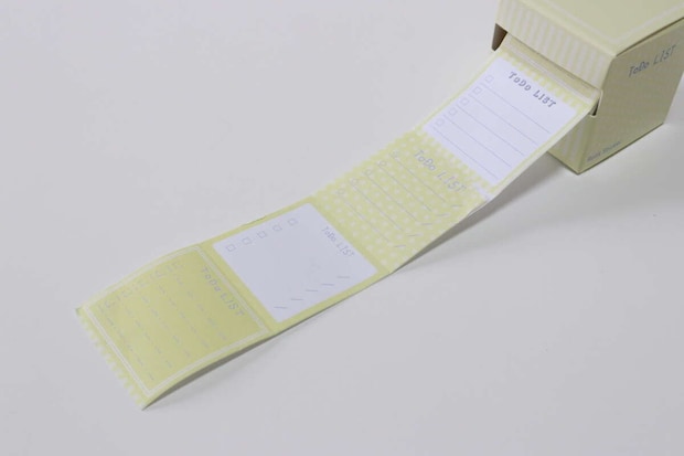 ダイソーの生活ふせん（やることリスト）の見た目