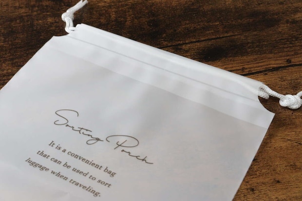 トラベルビニール巾着ポーチセット（fun trip）　デザイン