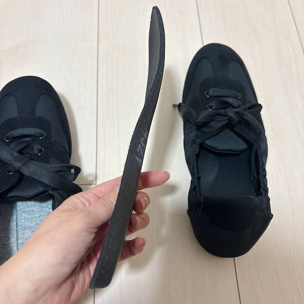 GUギャザーバレエスニーカー GUギャザーバレエスニーカー インソール