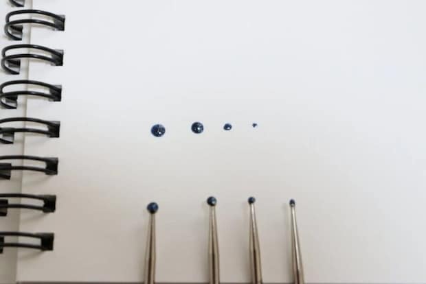 ダイソー ネイル用ドットペン 使用例 ダイソー ネイル用ドットペン 使用例