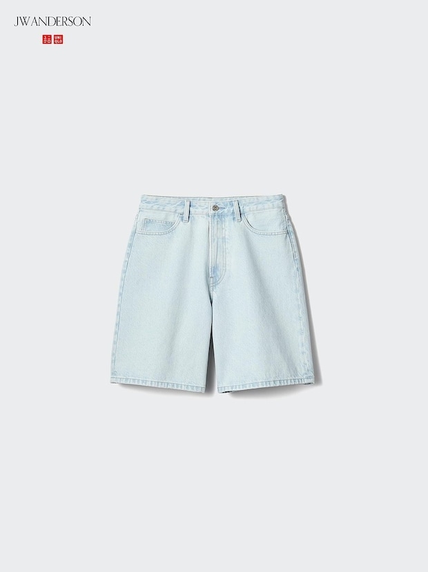 ユニクロのデニムハーフパンツ