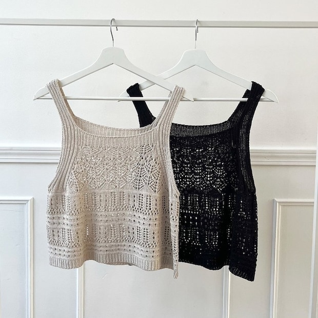 しまむらのニットビスチェ（Helm）