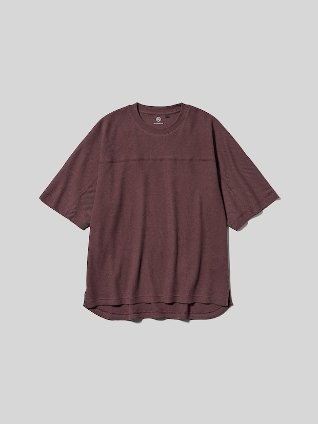 GU ドライワッフルオーバーサイズT 5分袖 UNDERCOVER GUのドライワッフルオーバーサイズT 5分袖 UNDERCOVER