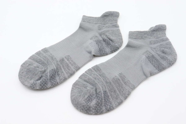 グレー ダイソーサポートショートソックスグレー