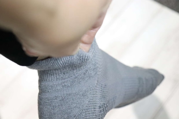 ダイソーサポートショートソックス着用レビュー