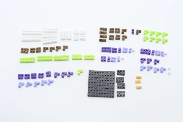 プチブロック(藤) パーツ プチブロック(藤) パーツ