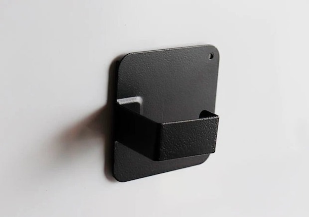 ダイソー　洗濯機横マグネットフック ブラック