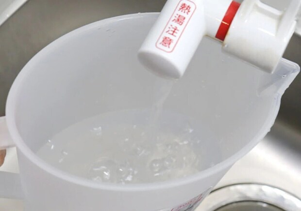 ダイソー 耐熱ピッチャー(2L) 熱湯 ダイソー 耐熱ピッチャー(2L) 熱湯