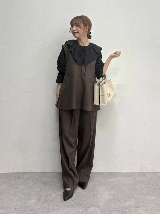 グローバルワークのツイードライクサロペット