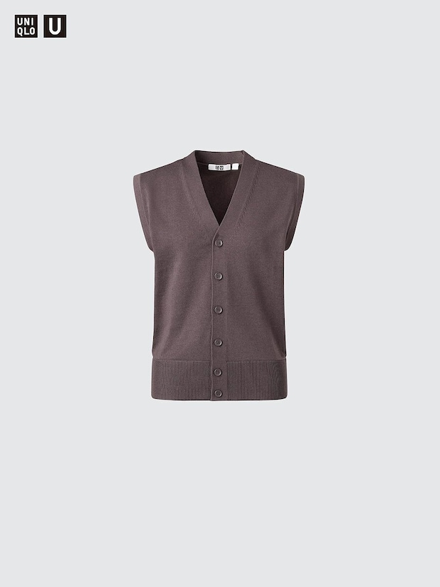 ユニクロ ウォッシャブルボタンダウンニットベスト ユニクロのウォッシャブルボタンダウンニットベスト