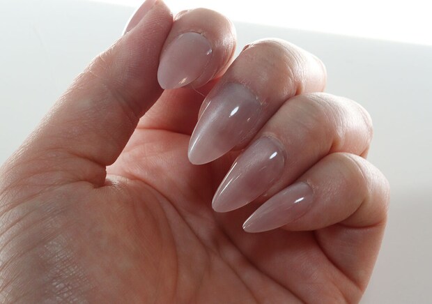 ダイソーのネイルチップ（MN－1、12枚）の使用例