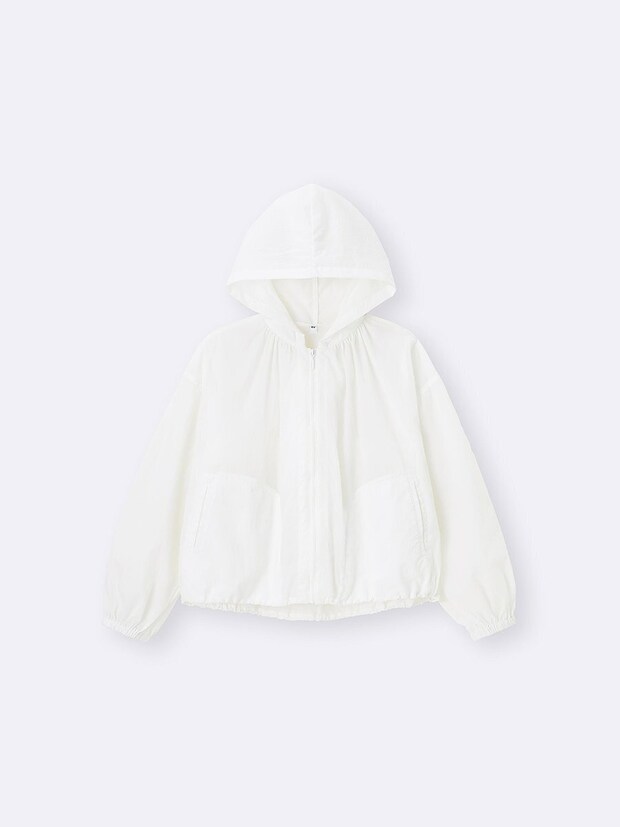 GUのUVカットシアーパーカ