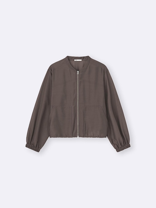 GUのシアーブルゾン