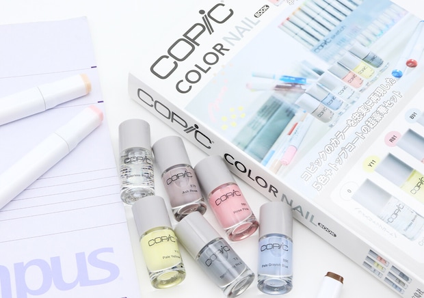 めっちゃ豪華な付録でた！絶妙カラーが可愛い♡文具ブランド「コピック」のネイルカラーセット