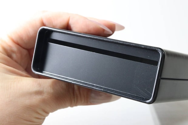 お札用貯金箱 蓋が開くタイプ　蓋の形状