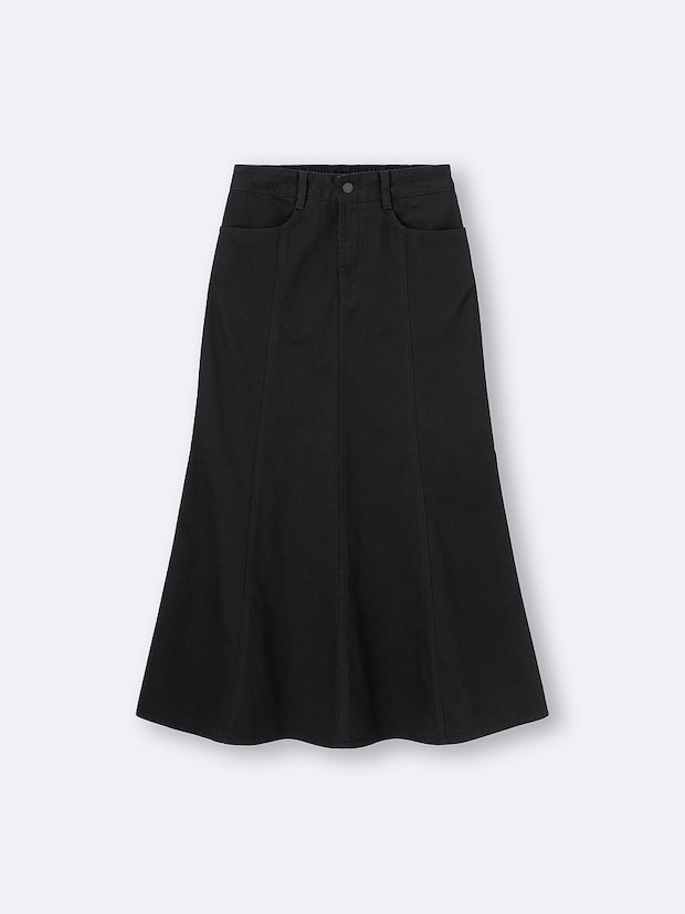 GUのフレアマキシスカート