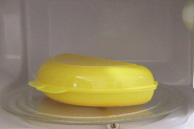 レンジで簡単！オムレツ　加熱