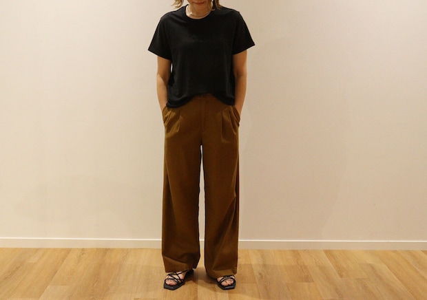 Tシャツコーデ　リネン