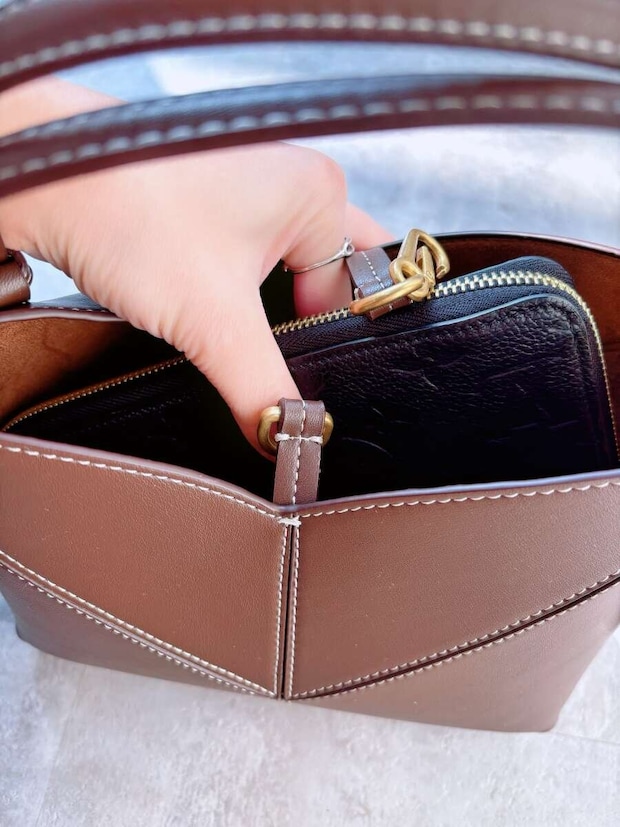 ZARA　MINI SACA PESPUNTES　サイズ感