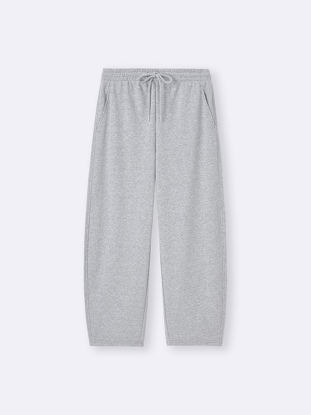 GUのスウェットバレルアンクルパンツ