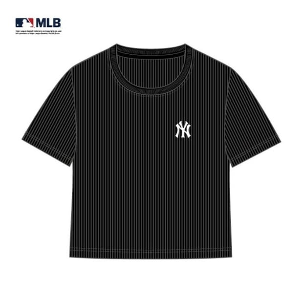 しまむらのロゴ刺繍Tシャツ（MLB）