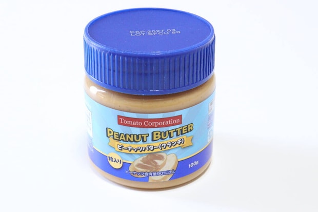 ダイソーのピーナッツバター クランチのパッケージ