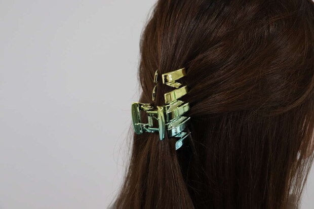 バンスクリップ(メタリック、ジグザグ、グラデーション) 使用例 バンスクリップ(メタリック、ジグザグ、グラデーション) 使用例