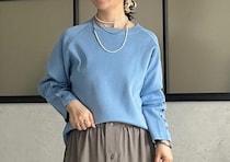「ブルーニット」で爽やかに着映え♡マネするだけで春めく！洗練コーデ6style