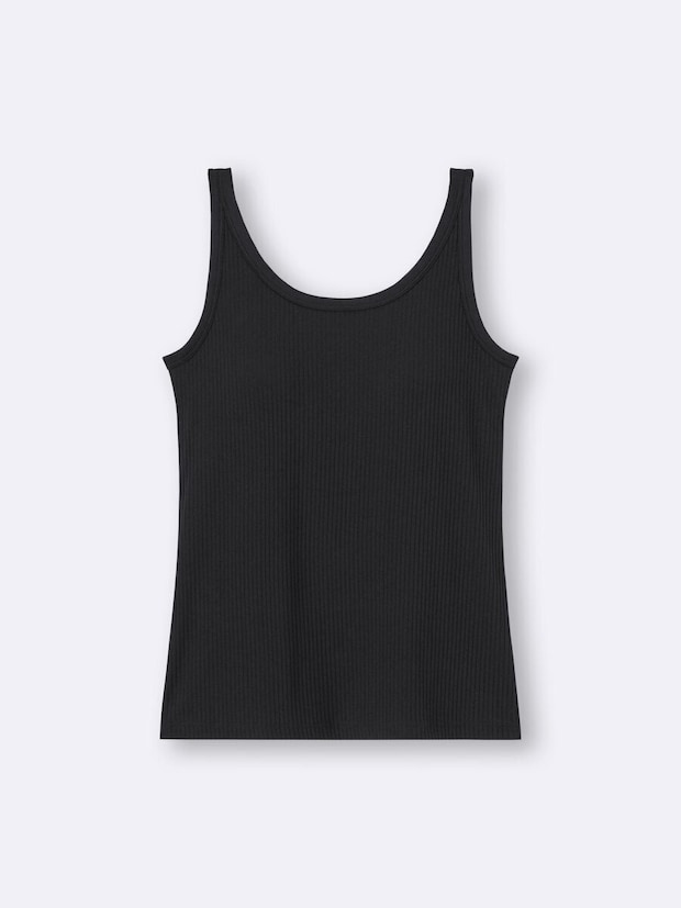 2026gu春値下げ大人女性おすすめブラフィールリブタンクトップ