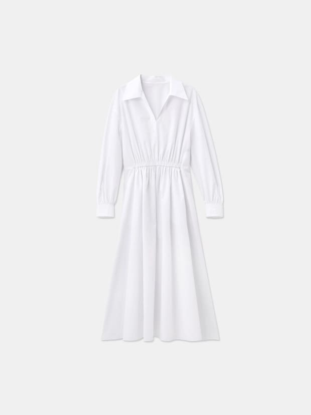 2026春plst大人女性おすすめタイプライターボリュームワンピース