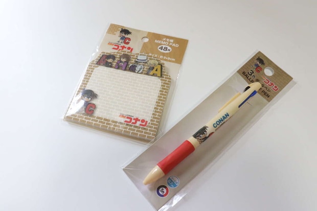 名探偵コナン　メモ帳　名探偵コナン　三色ボールペン　コナン