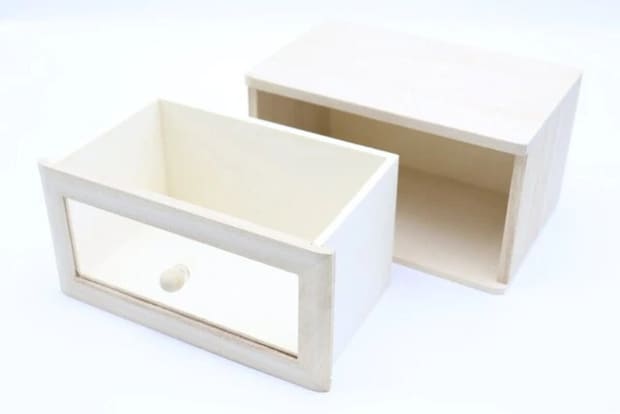 ダイソー　引き出し木製収納