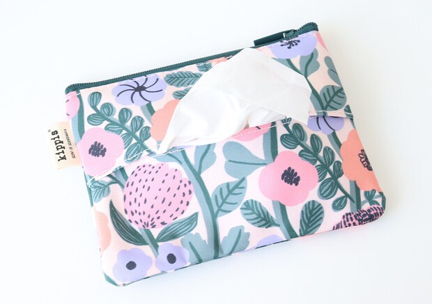 kippis花柄ティッシュポーチ