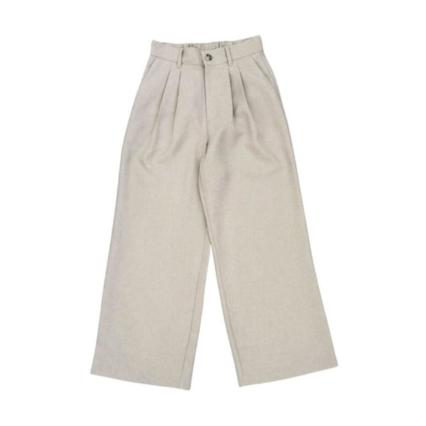 しまむらのワイドストレートパンツ（choco）