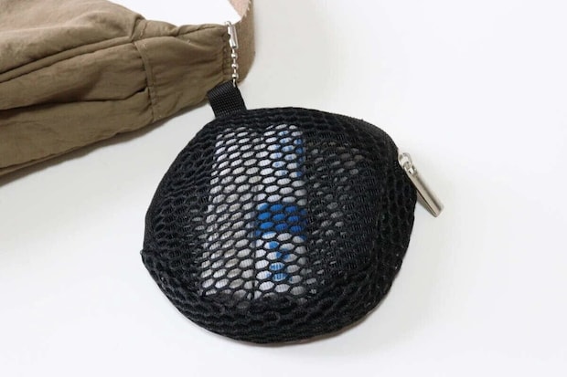 ダイソー　メッシュポーチ（丸）　使用例