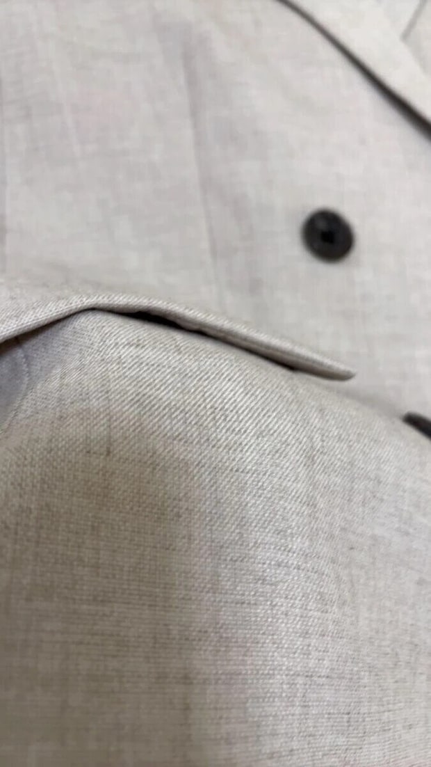 2026gu春ダブルブレストジャケット生地感