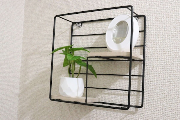 ダイソー グリーンポット ダイソー グリーンポット ウォールシェルフ