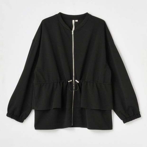 2026春しまむら大人女性おすすめ黒ブルゾン