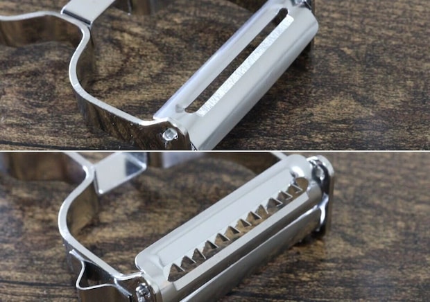 ダイソー　オールステンレス2WAYピーラー（千切り＆ピーラー）