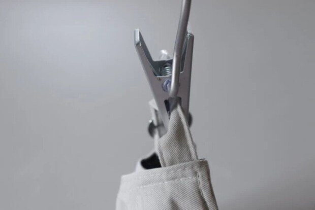 ダイソー　アルミフックピンチ　使用例