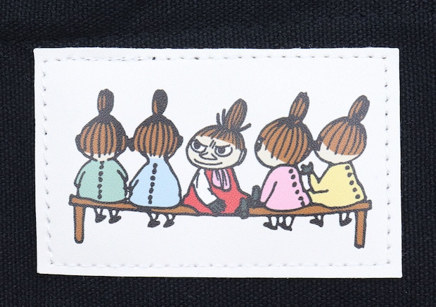 宝島社ムーミン黒ショルダーバッグリトルミイレザータグ