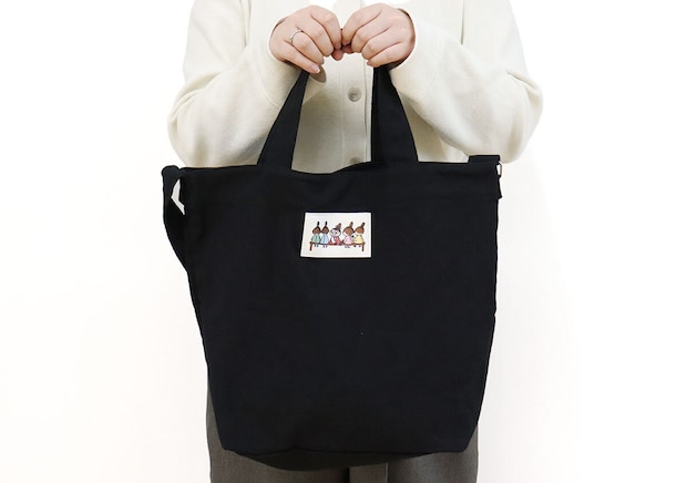 2way 宝島社ムーミン黒ショルダーバッグ2way
