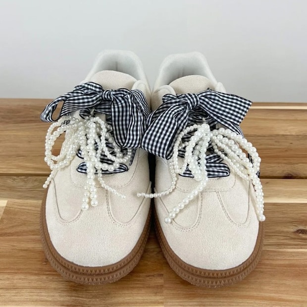 しまむらのバレエコアスニーカー（ayano）